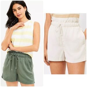 LOFT ❗️BUNDLE❗️Emory Pull On Shorts in Soft Twill